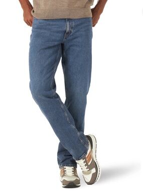 Lee Dark Blue Straight-Leg Women's Jeans